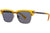 Versace Sunglasses VE4447 541280 55mm Transparent Yellow / Dark Blue Lens