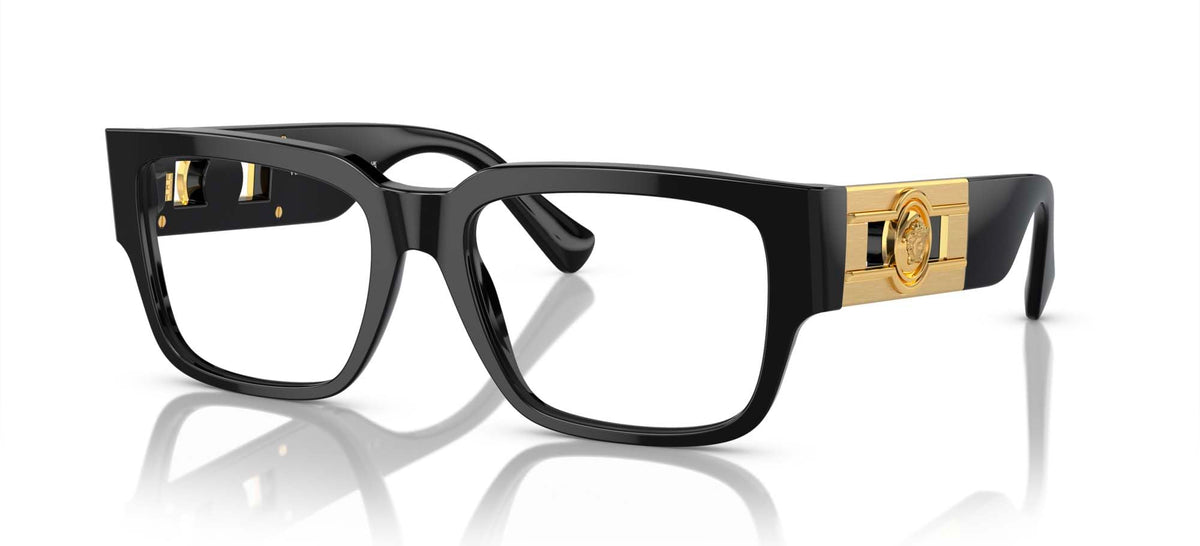 Versace Eyeglasses VE3350 GB1 53mm Black / Demo Lens