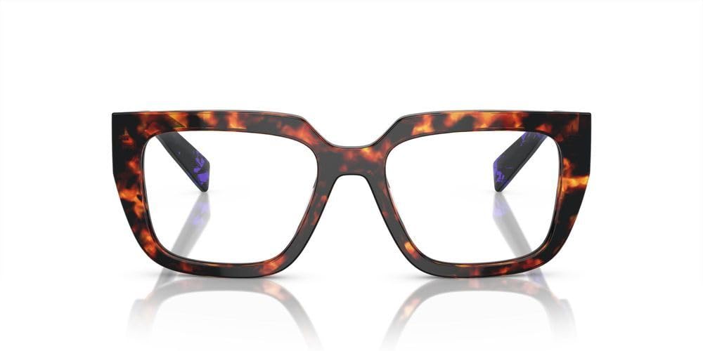 Prada Eyeglasses PRA03V 14O1O1 52mm Havana Magma / Demo Lens