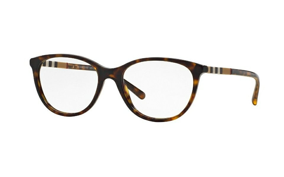 Burberry BE2205 3002 Eyeglasses 52mm Dark Havana / Clear Demo Lens