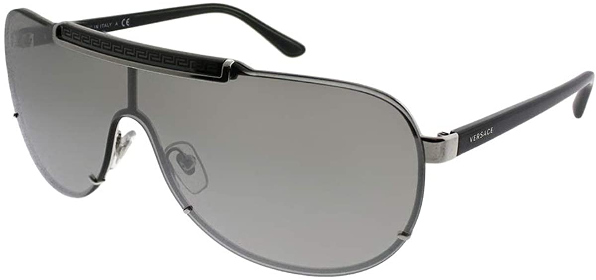 Versace Sunglasses VE2140 10006G 40mm Silver / Light Grey Mirror Silver Lens
