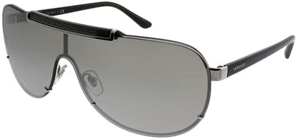 Versace Sunglasses VE2140 10006G 40mm Silver / Light Grey Mirror Silver Lens