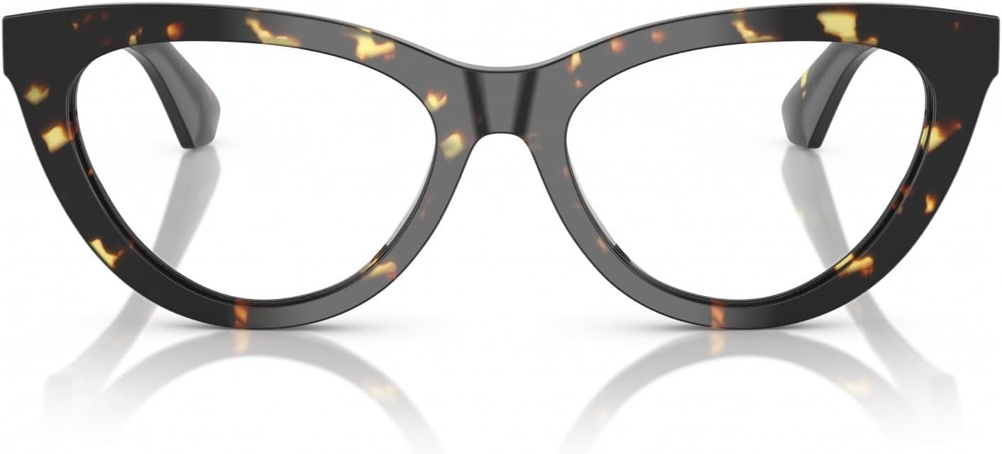 Burberry BE2418U 4106 Eyeglasses 51mm Yellow Havana / Clear Demo Lens