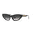 Burberry Sunglasses BE4373U 30018G 54mm Black / Grey Gradient Lens