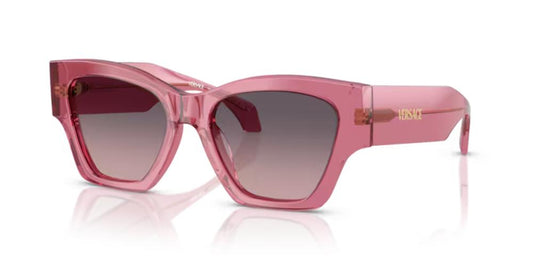 Versace Sunglasses VE4492U 551646 53mm Transparent Pink/Pink Gradient Grey Lens