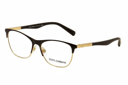 Dolce & Gabbana Eyeglasses DG1246 1220 53mm Black Gold / Demo Lens