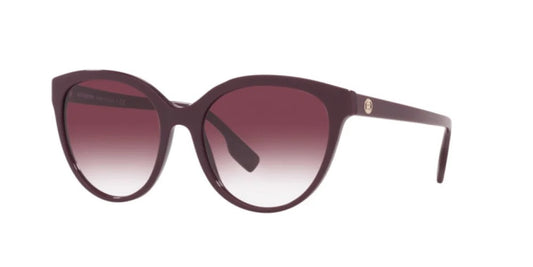 Burberry Betty BE4365 39798H Sunglasses 55mm Bordeaux / Violet Gradient Lens