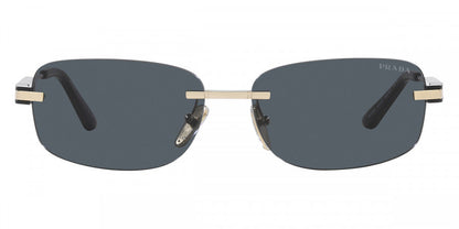 Prada Sunglasses PR68ZS ZVN09T 60mm Pale Gold / Dark Grey Lens