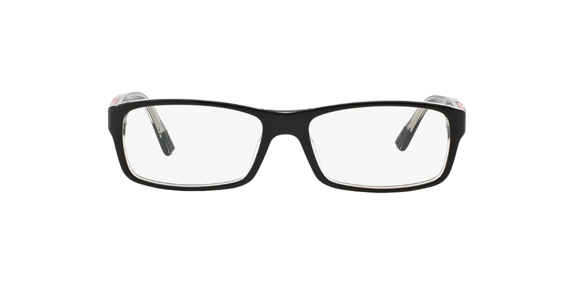 Prada Sport Eyeglasses PS11AV 2AF1O1 53mm Black / Demo Lens