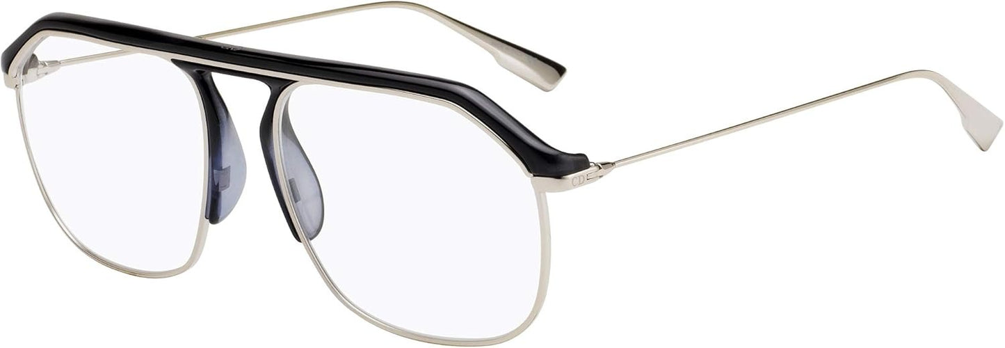 Dior Homme DIORSTELLAIREV PID Eyeglasses 54mm Blue Silver / Clear Demo Lens
