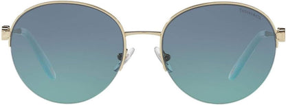 Tiffany & Co Sunglasses TF3053 60219S 56mm Pale Gold / Gradient Blue Lens