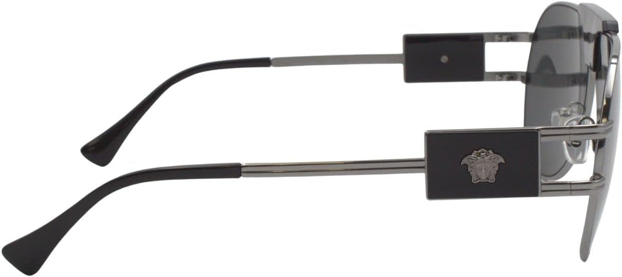 Versace Sunglasses VE2252 100187 63mm Gunmetal / Dark Grey Lens
