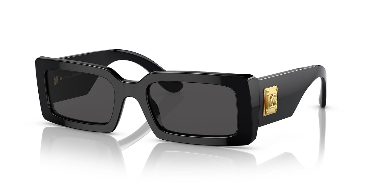 Dolce & Gabbana Sunglasses DG4416 50187 53mm Black / Dark Grey Lens