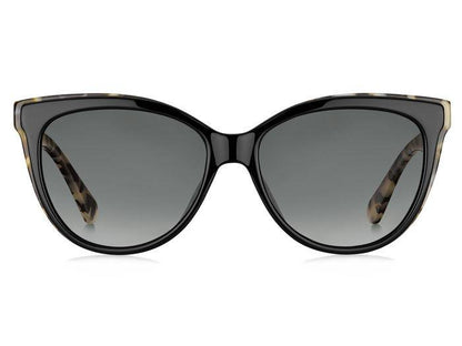Kate Spade DAESHA/S WR7/WJ Cat Eye Sunglasses Black Havana/Grey Shaded Polarized