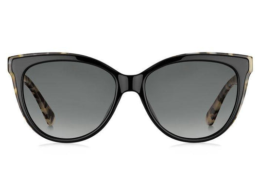 Kate Spade DAESHA/S WR7/WJ Cat Eye Sunglasses Black Havana/Grey Shaded Polarized