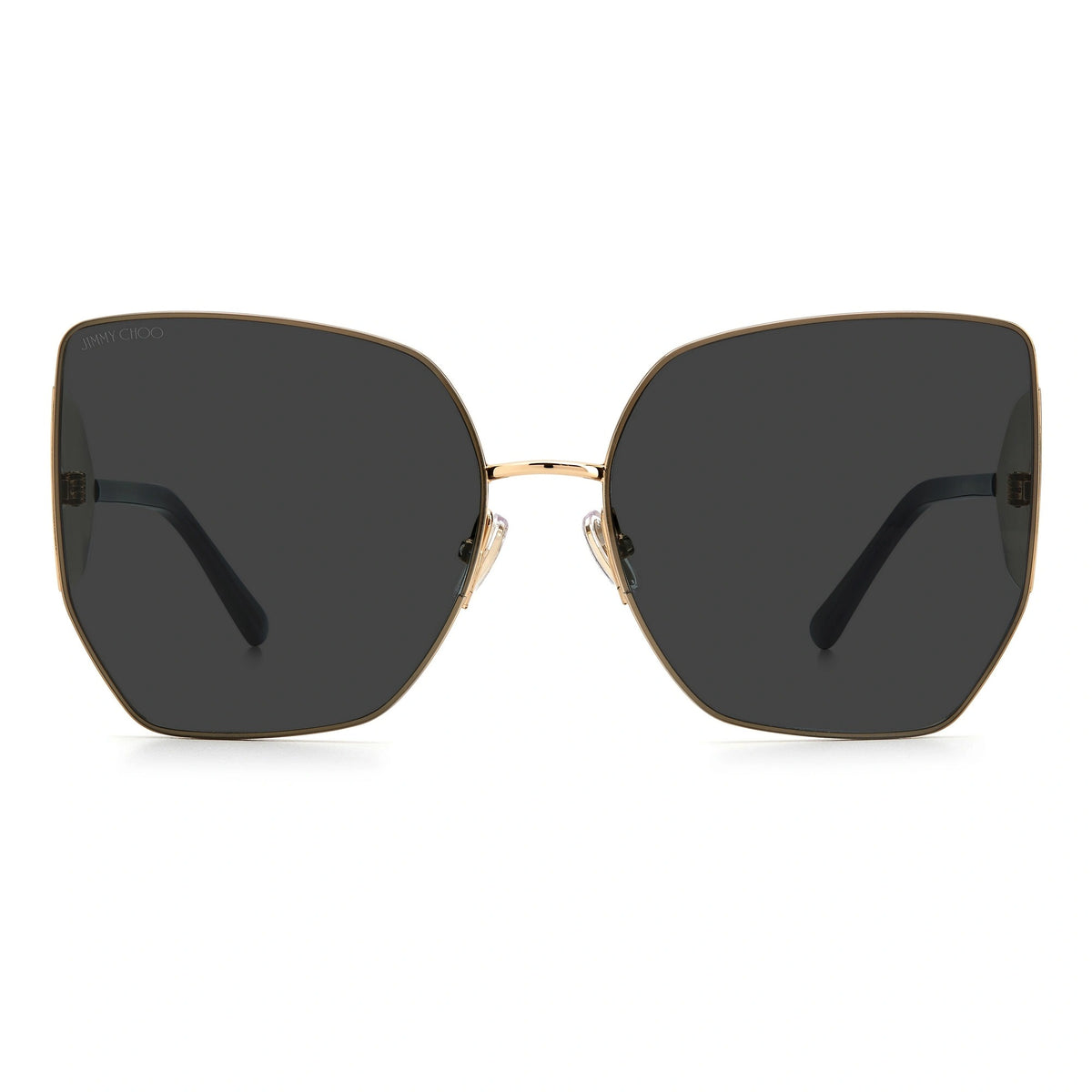 Jimmy Choo Sunglasses JC RIVER/S RHL IR 61mm Gold Black / Grey Lens