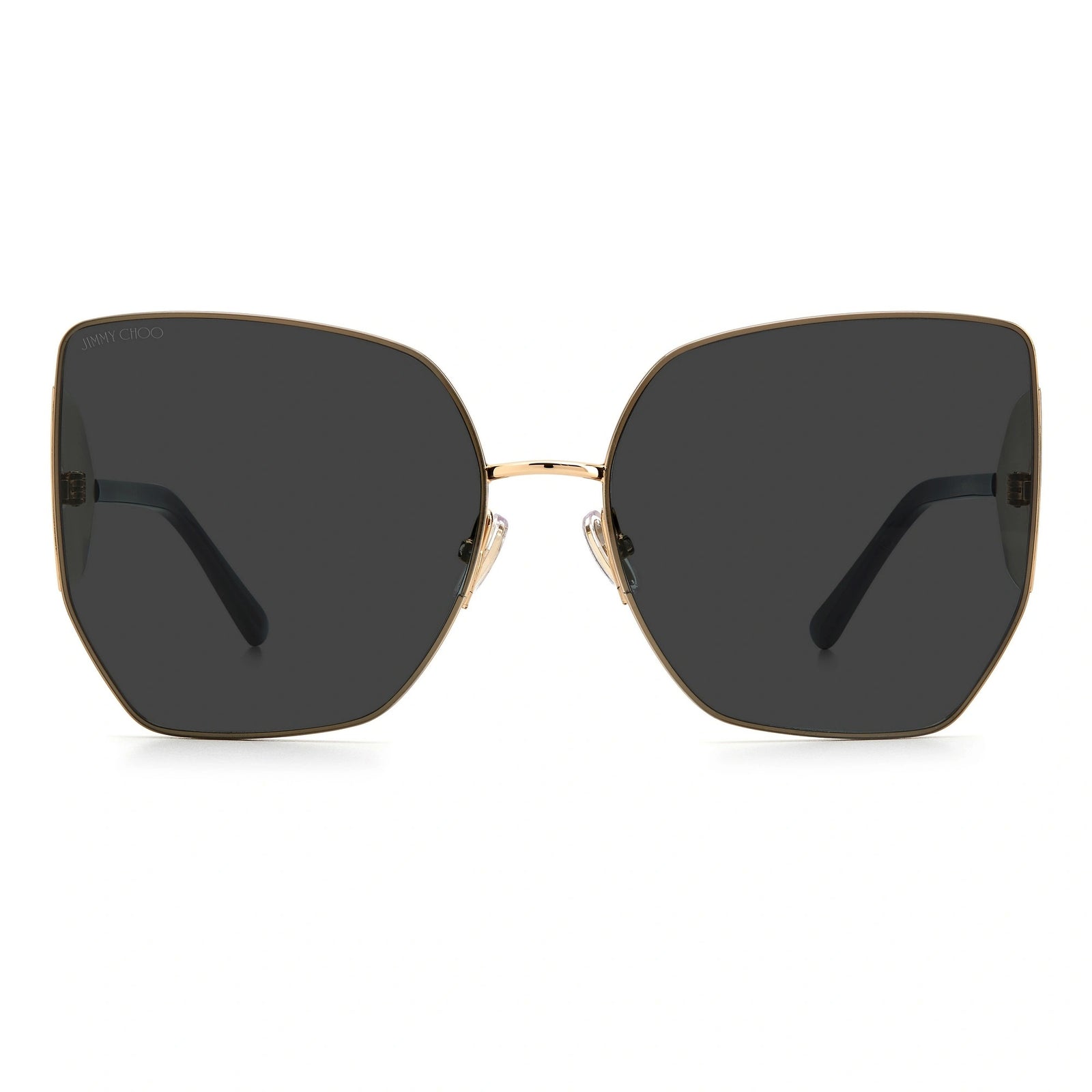 Jimmy Choo Sunglasses JC RIVER/S RHL IR 61mm Gold Black / Grey Lens