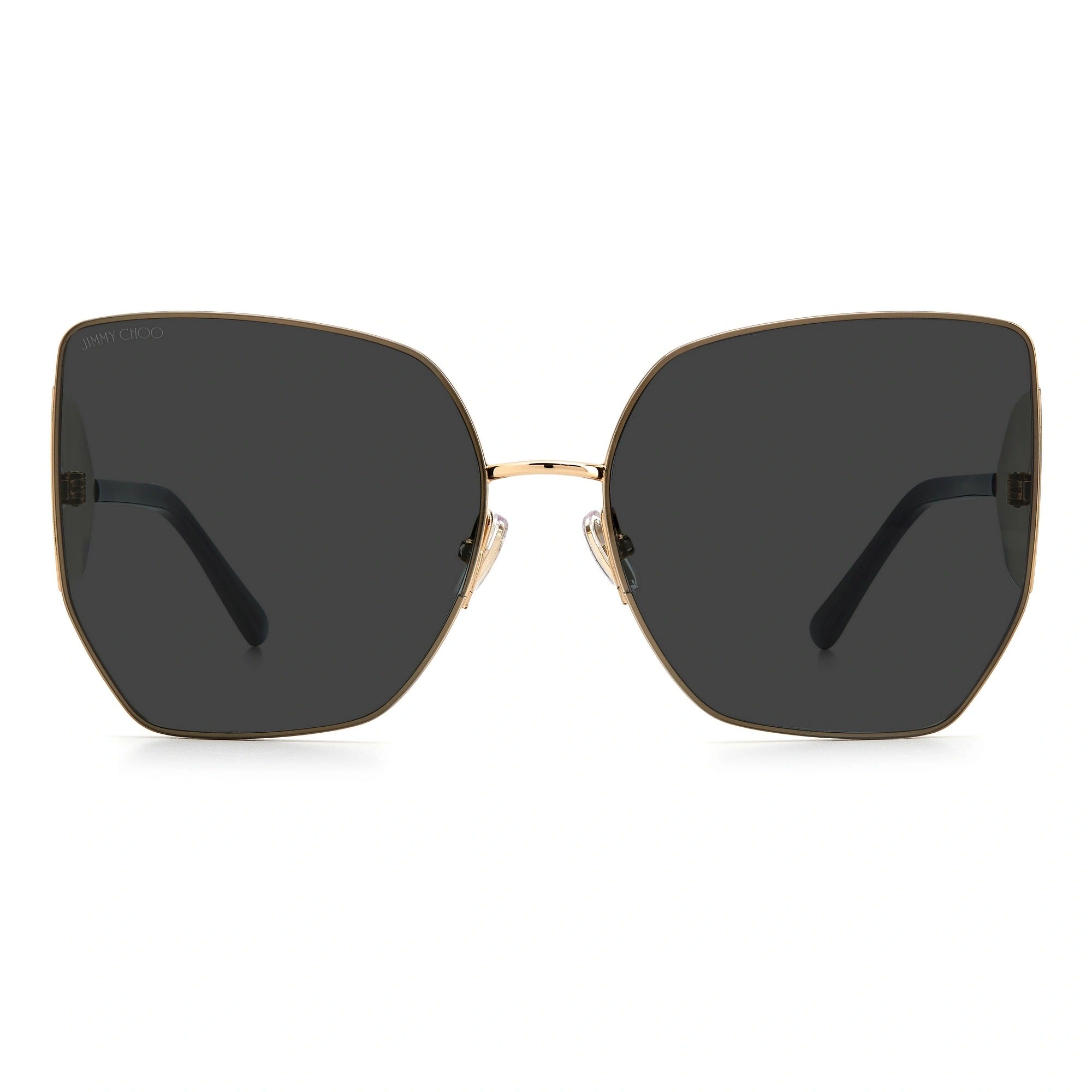 Jimmy Choo Sunglasses JC RIVER/S RHL IR 61mm Gold Black / Grey Lens