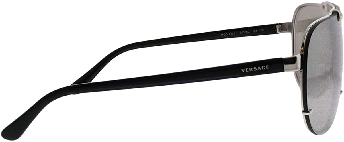 Versace Sunglasses VE2140 10006G 40mm Silver / Light Grey Mirror Silver Lens
