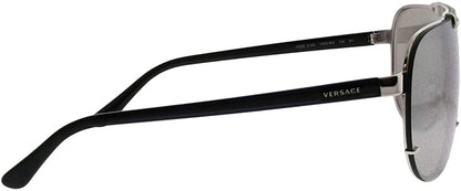Versace Sunglasses VE2140 10006G 40mm Silver / Light Grey Mirror Silver Lens