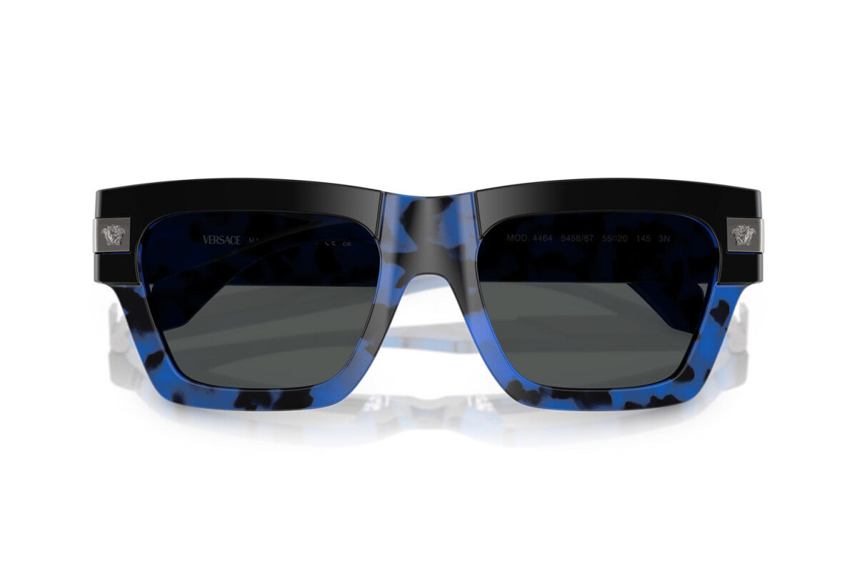 Versace Sunglasses VE4464 545887 55mm Havana Blue / Dark Grey Lens