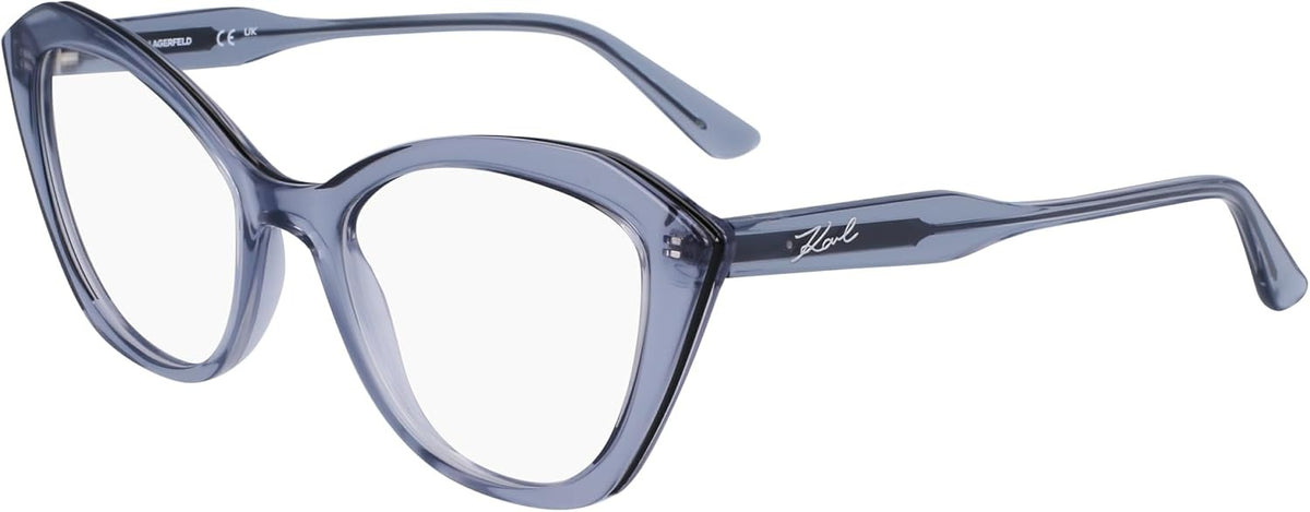 Karl Lagerfeld Eyeglasses KL6137 020 52mm Transparent Grey / Demo Lens