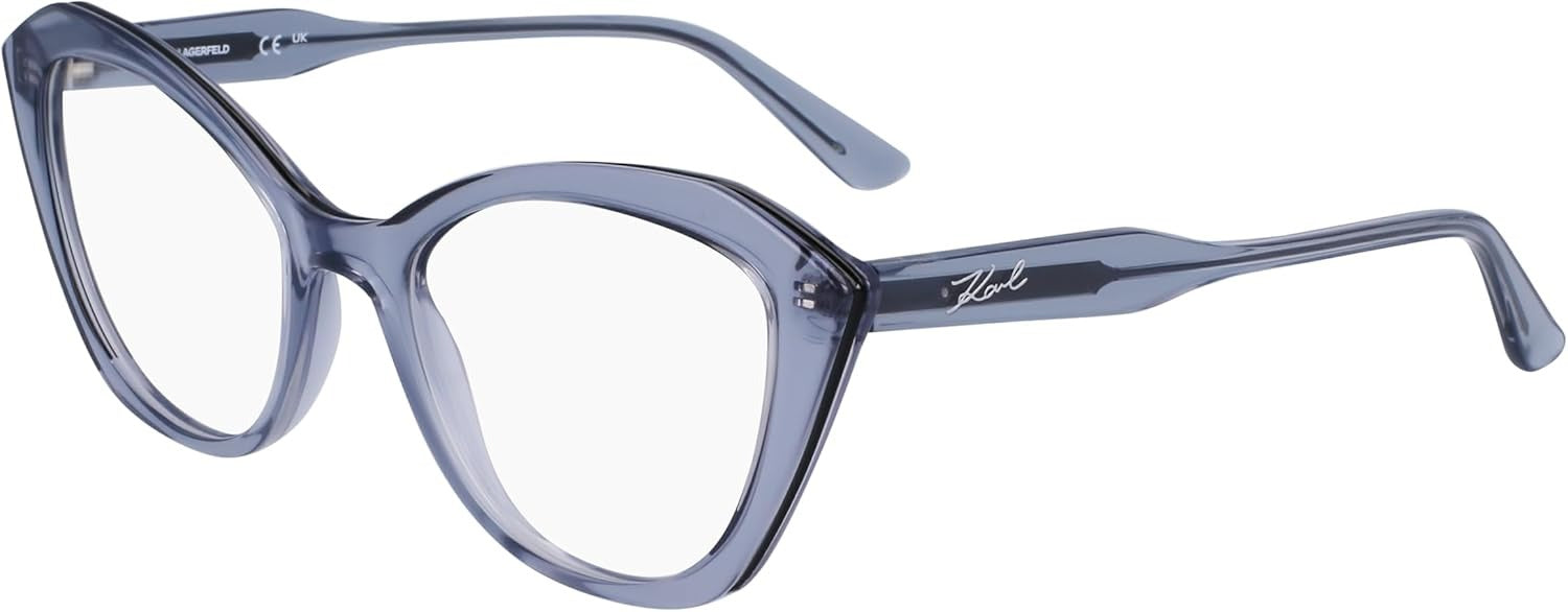 Karl Lagerfeld Eyeglasses KL6137 020 52mm Transparent Grey / Demo Lens