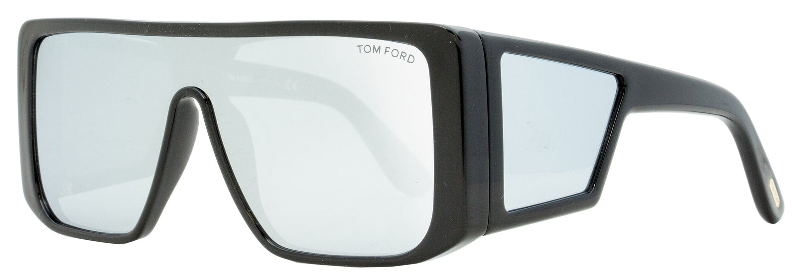 Tom Ford Atticus Sunglasses FT710S 01C Black / Silver Mirror Lens