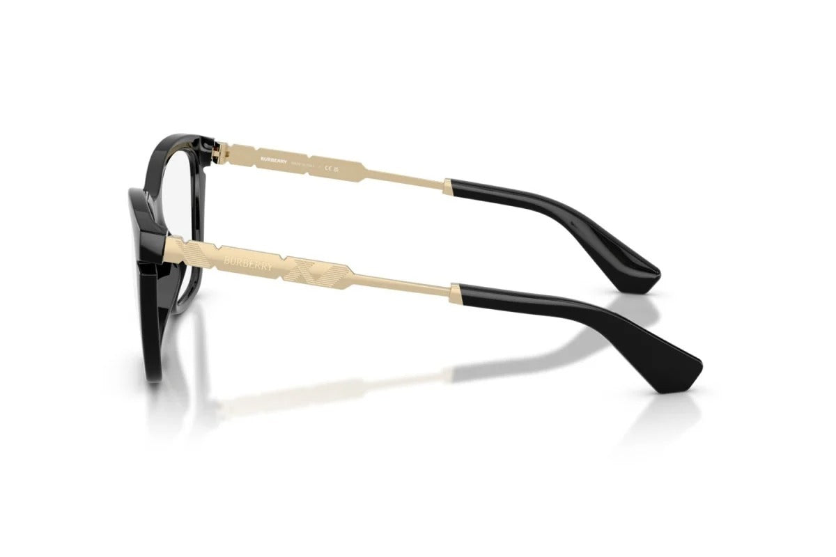 Burberry BE2427U 3001 Eyeglasses 54mm Black / Clear Demo Lens