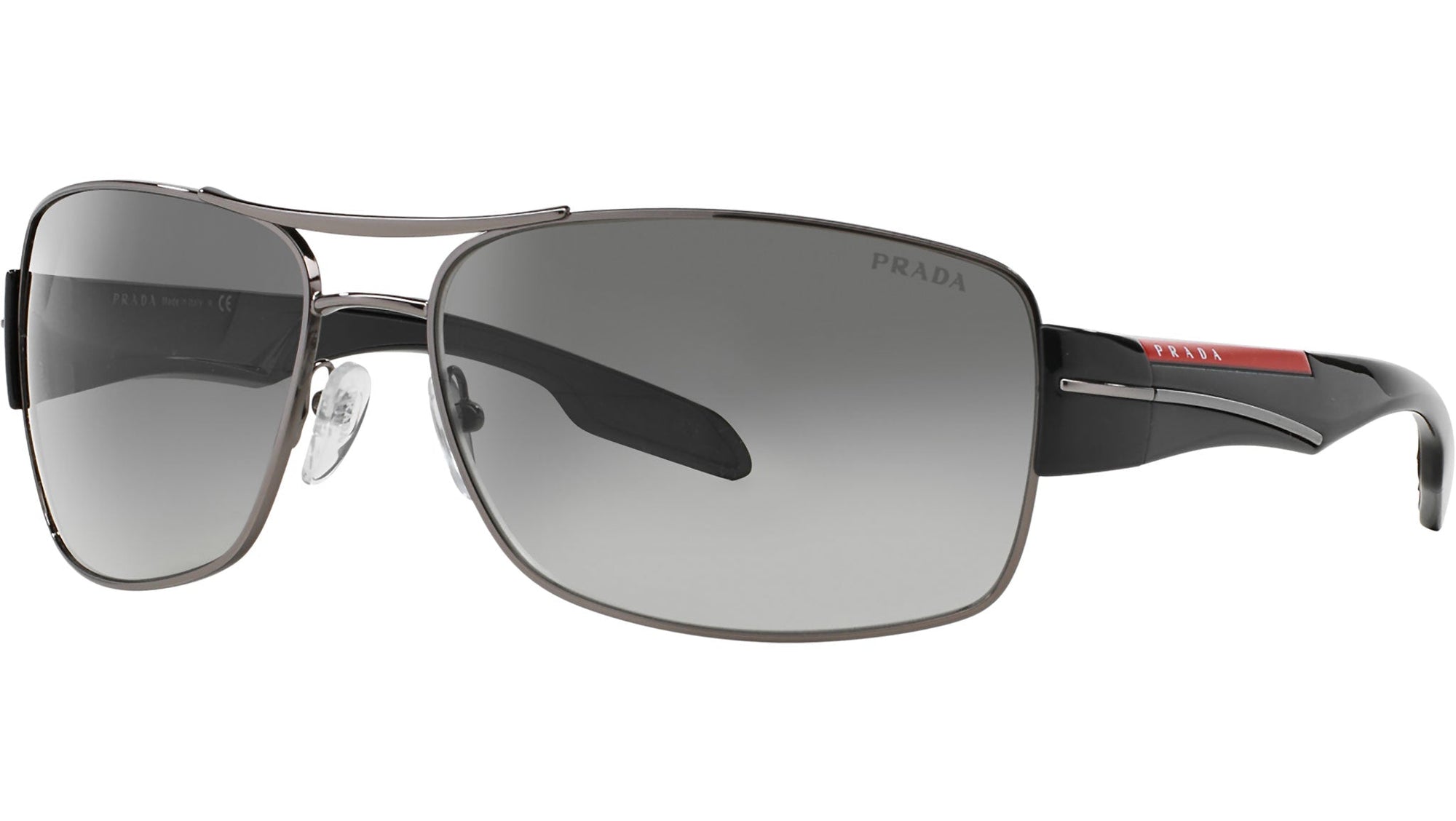 Prada Sport Sunglasses PS53NS 5AV3M1 65mm Gunmetal / Grey Gradient Lens