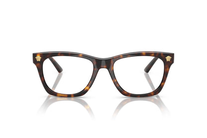 Versace Eyeglasses VE3363U 108 52mm Havana / Demo Lens