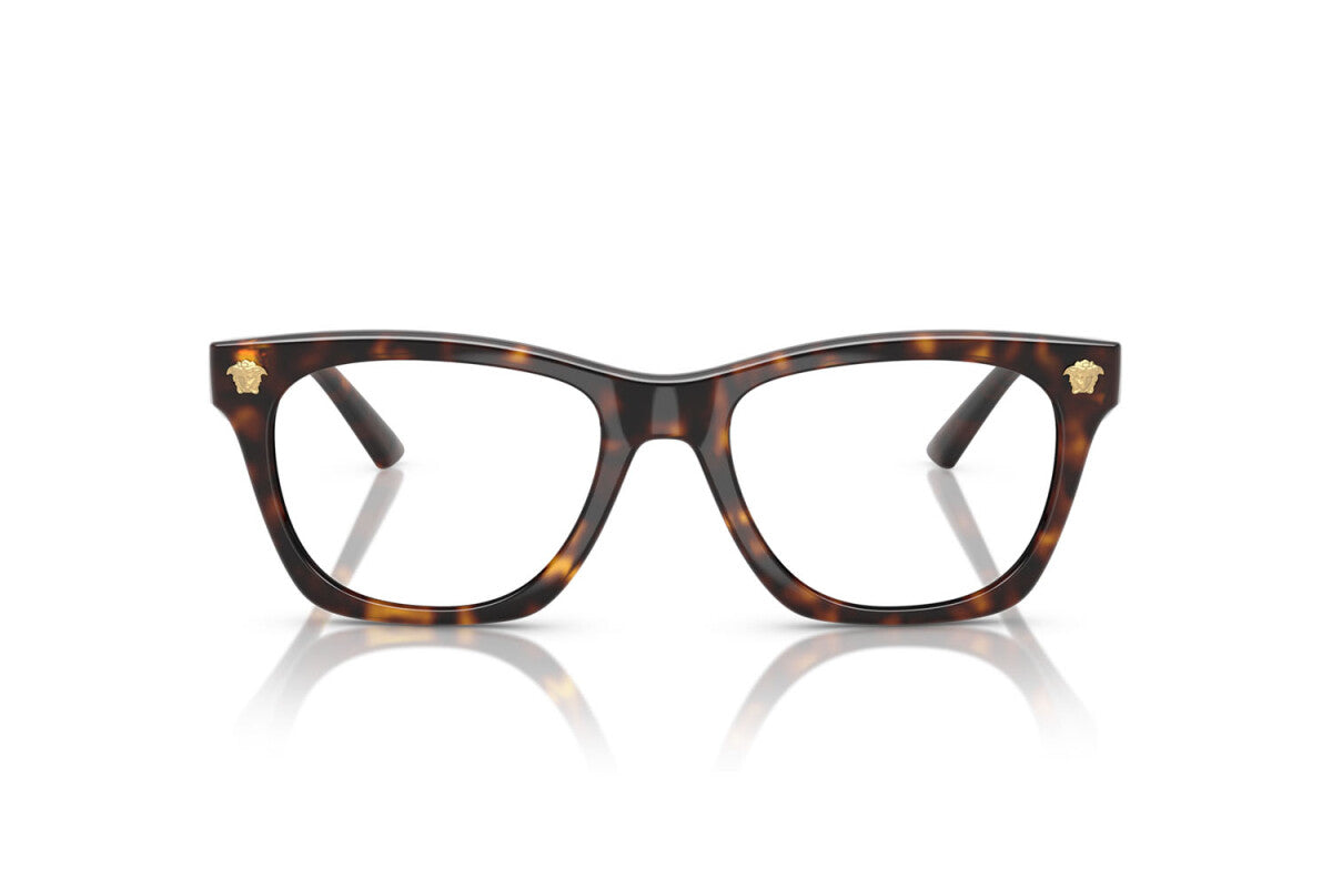 Versace Eyeglasses VE3363U 108 52mm Havana / Demo Lens
