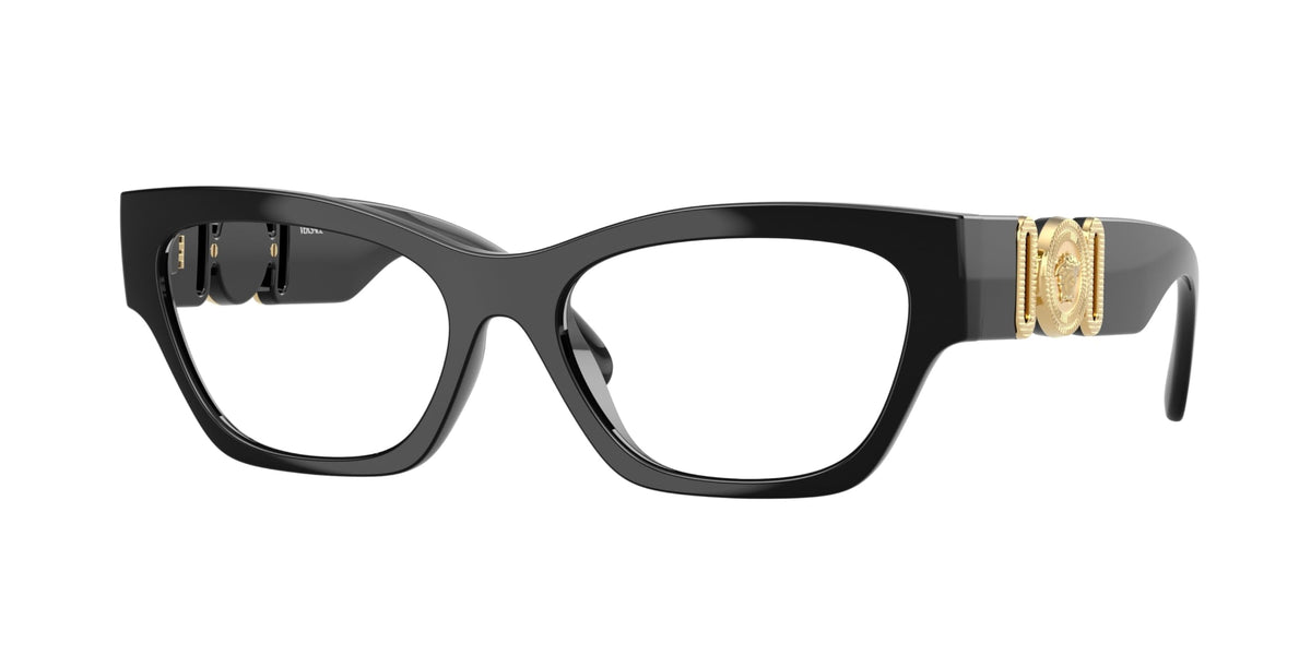 Versace Eyeglasses VE3367U GB1 54mm Black / Demo Lens