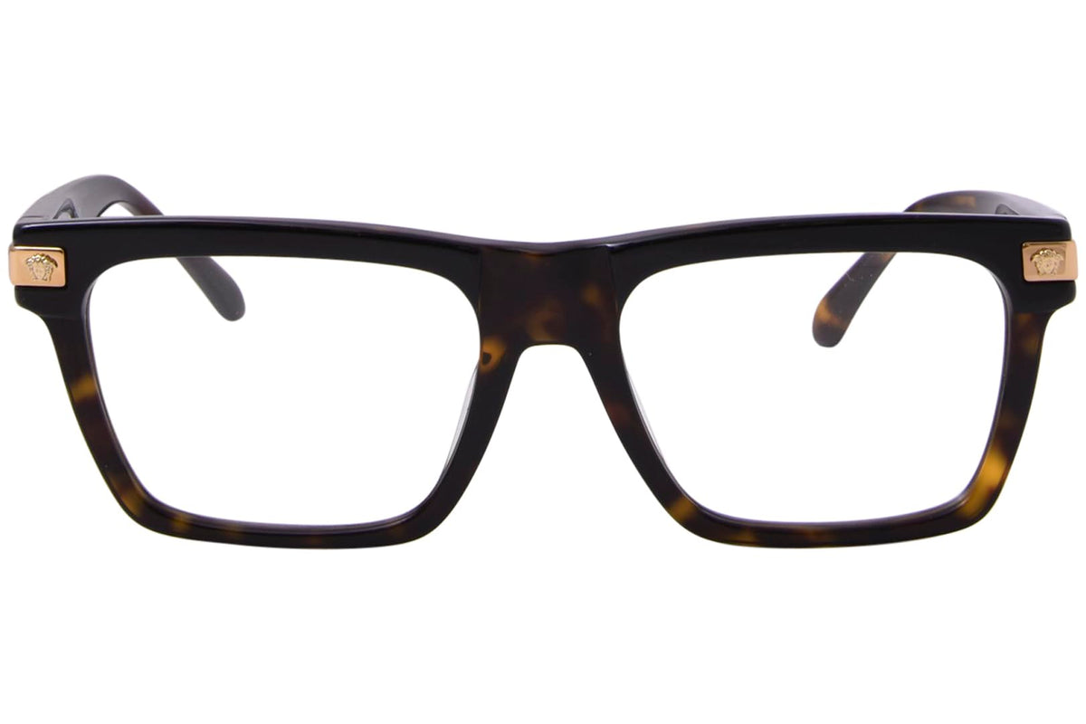 Versace Eyeglasses VE3354 5466 53mm Top Black Havana / Demo Lens