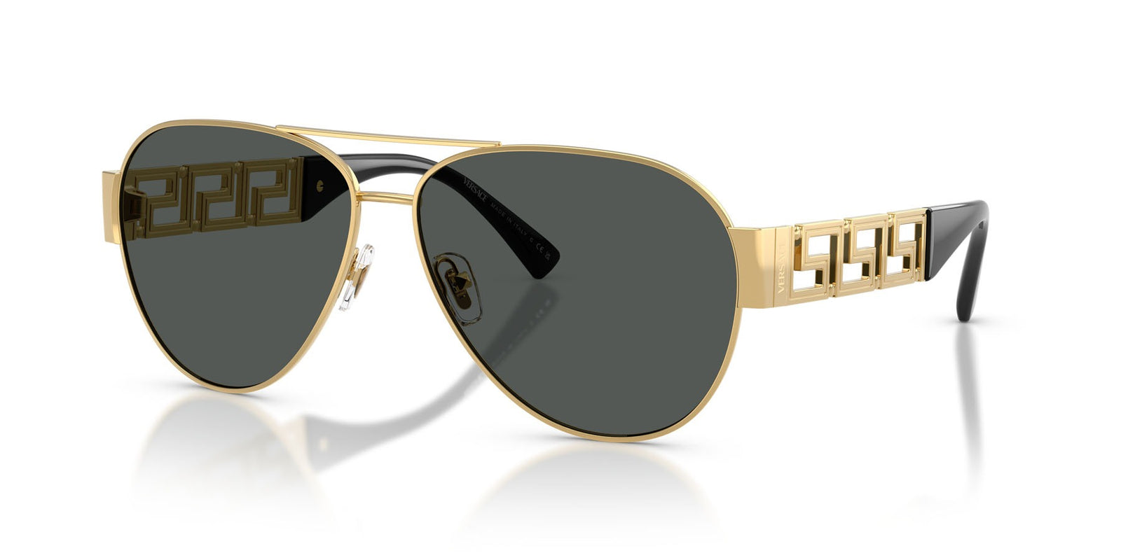 Versace Sunglasses VE2289 100287 61mm Gold / Dark Grey Lens