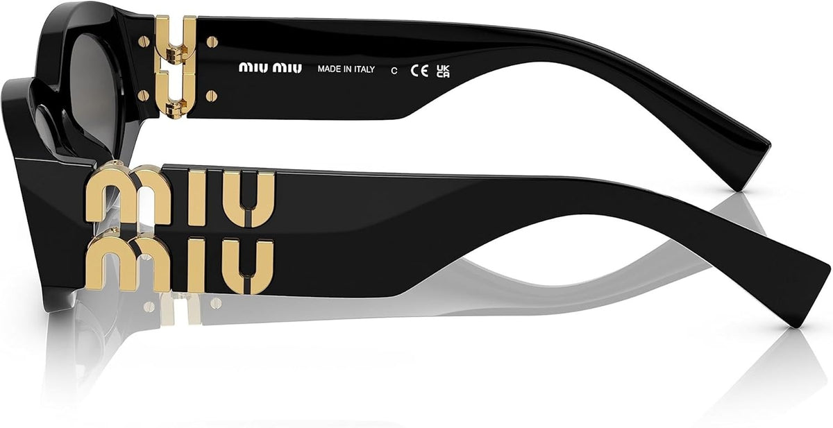 Miu Miu Sunglasses MU11WS 1AB5S0 54mm Black / Dark Grey Lens