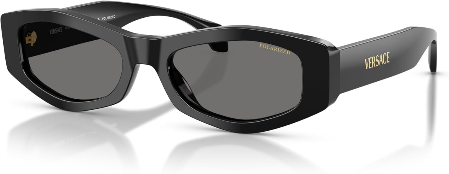 Versace Sunglasses VE4487 GB1/81 54mm Black / Dark Grey Polarized Lens