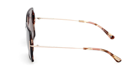 Tom Ford Joanna FT1039 05D Sunglasses 59mm Black Havana / Smoke Polarized Lens