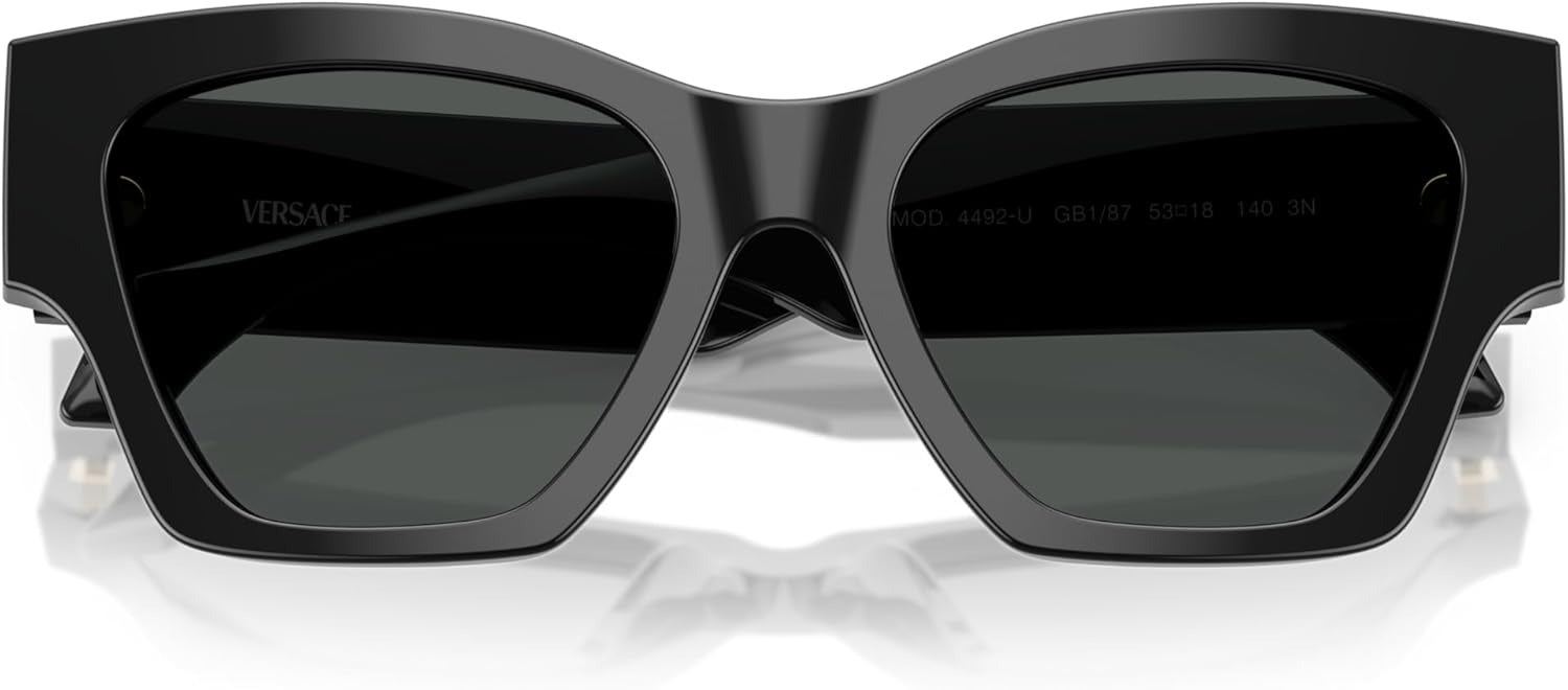 Versace Sunglasses VE4492U GB1/87 53mm Black / Dark Grey Lens