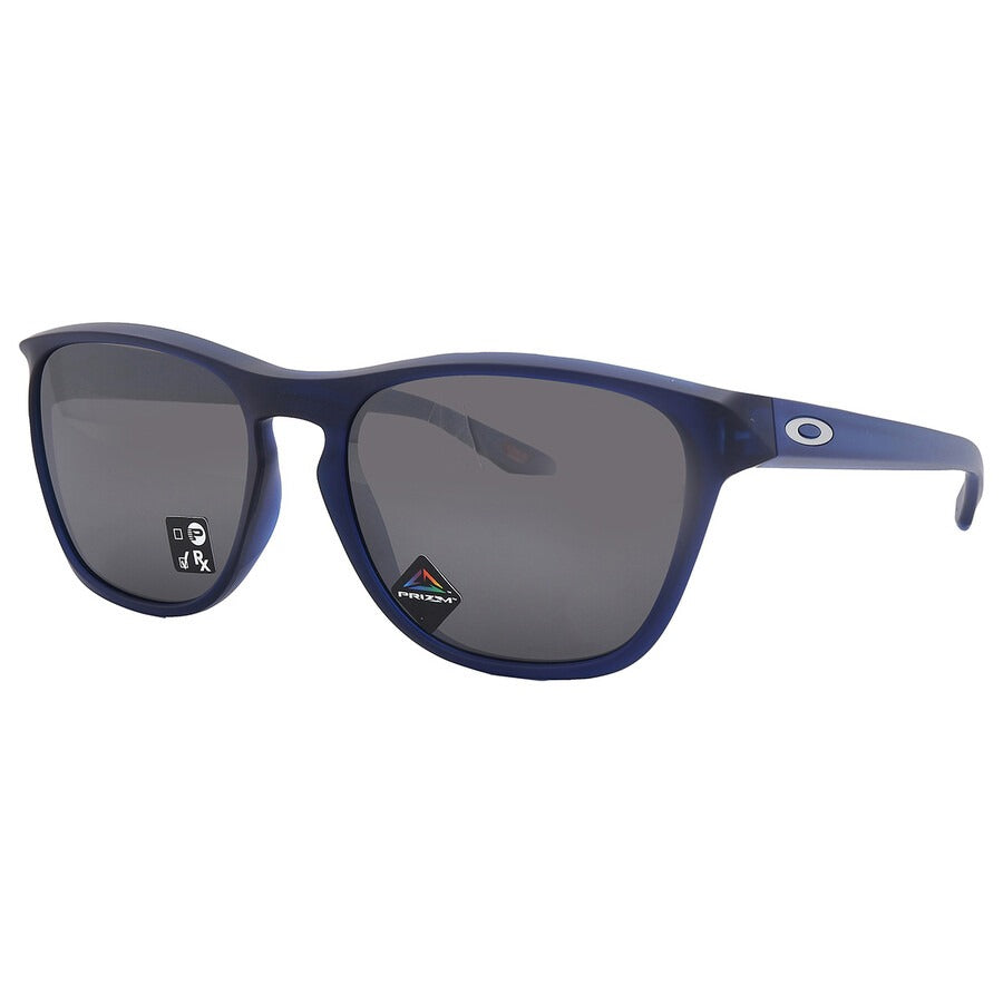 Oakley Manorburn OO9479 947916 Sunglasses 56mm Matte Trans Blue/Prizm Black Lens