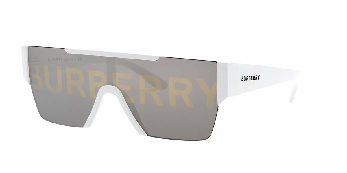 Burberry Sunglasses BE4291 3007H 38mm White / Silver Mirror Lens