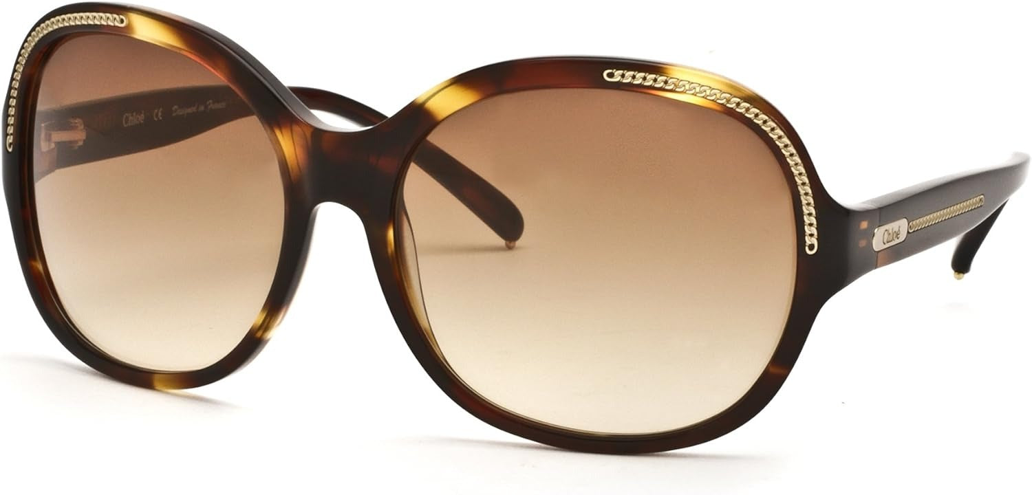 Chloe Sunglasses CL2210 C02 60mm Havana / Brown Gradient Lens