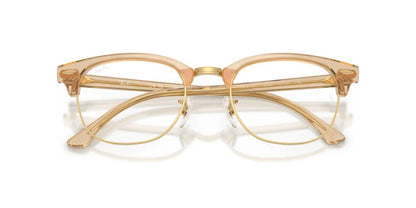 Ray-Ban RX5154 8294 Eyeglasses 53mm Photo Waves Brown / Clear Demo Lens