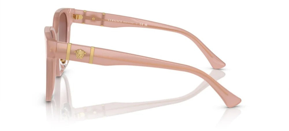 Versace Sunglasses VE4460D 5394V0 57mm Opal Pink / Clear Gradient Red Lens