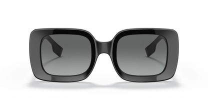 Burberry Delilah Sunglasses BE4327 300111 51mm Black / Grey Gradient Lens