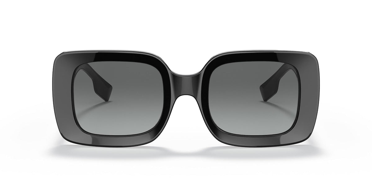 Burberry Delilah Sunglasses BE4327 300111 51mm Black / Grey Gradient Lens