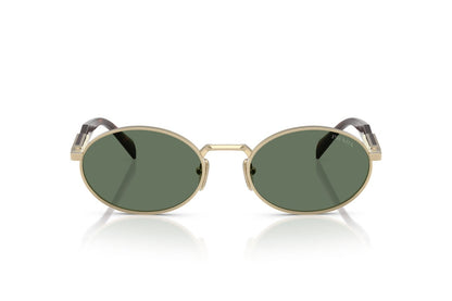 Prada Sunglasses PR 65ZS ZVN 70L 55mm Pale Gold / Dark Green Lens