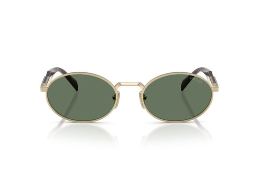 Prada Sunglasses PR 65ZS ZVN 70L 55mm Pale Gold / Dark Green Lens