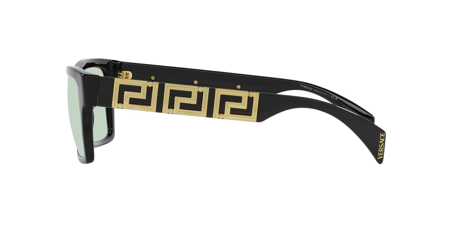 Versace Sunglasses VE4445 GB1M1 54mm Black / Photo Green Lens