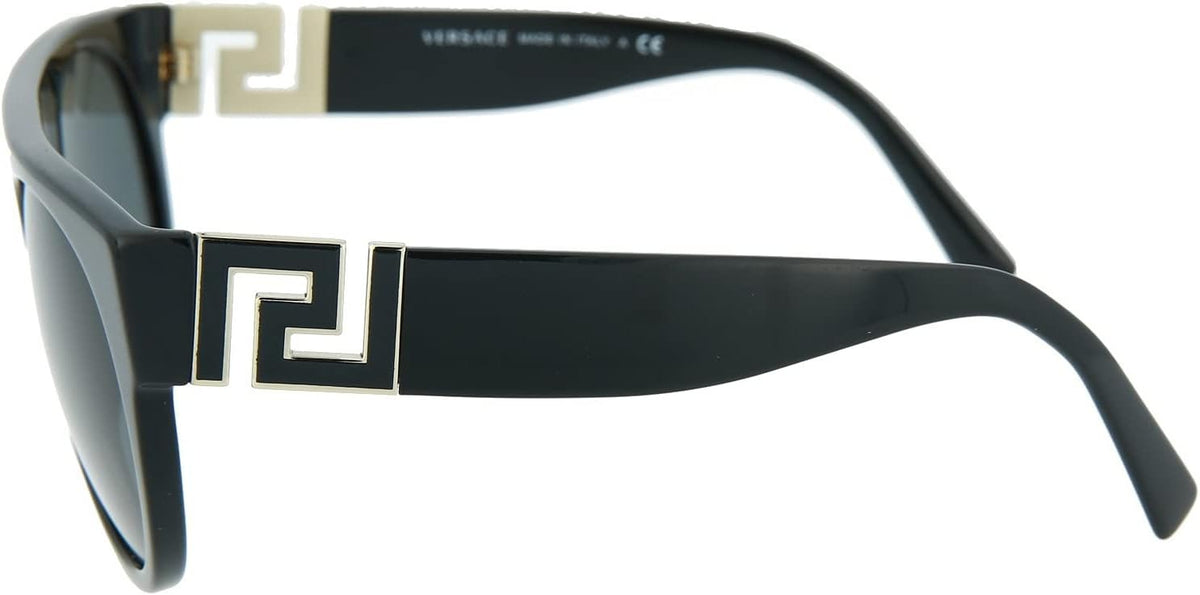 Versace VE4333 GB1/87 55mm Pilot Sunglasses Black / Grey Lens